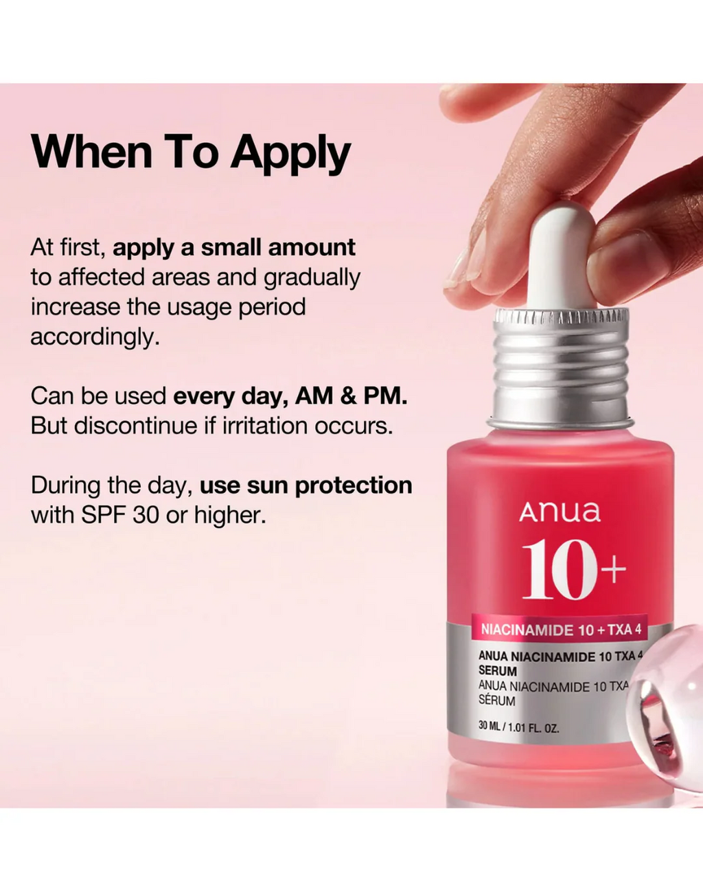 Anua Niacinamide 10% + TXA 4% serum 30 ml