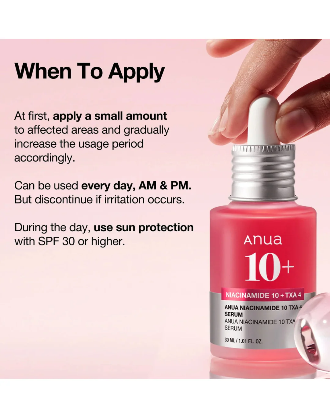 Anua Niacinamide 10% + TXA 4% serum 30 ml